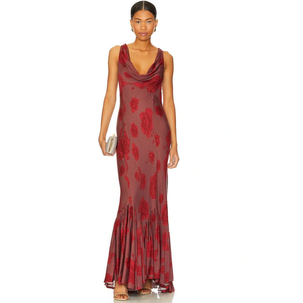 Free People x Revolve Zelda Maxi in Red Combo Size 4

In excellent condition.